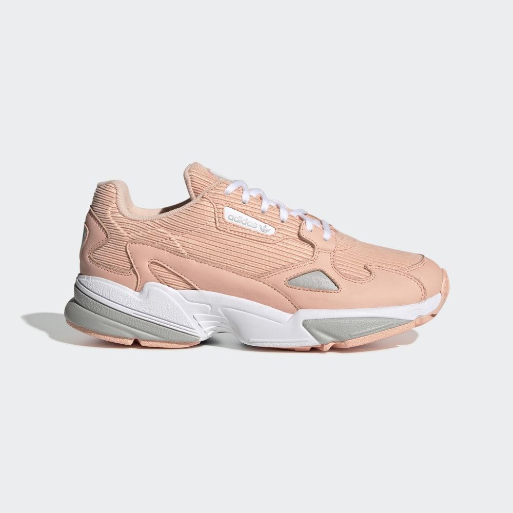 Adidas Falcon Hrvatska - Ženske Originals - Roze/Sive/Bijele (KSNQOY810)